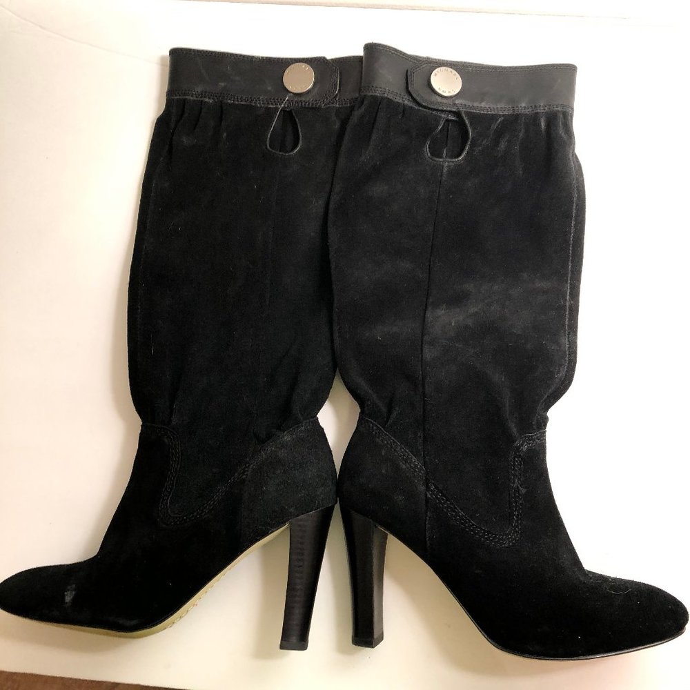 Michael KORS Harness Slouch Style Black Suede Boot - Picture 4 of 7